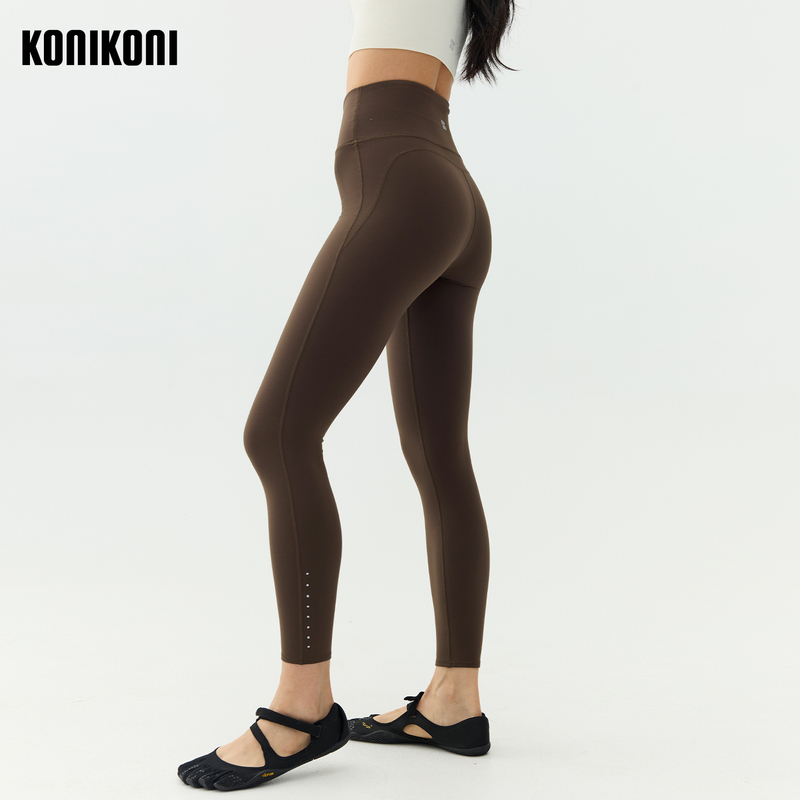 Konikoni Training Day Women's Tight Sports Pants Shaping Yoga Pants Butt-Lifting Waist-Slimming Fitness Compression Leggings Konikoni Training Day Women's Tight Sports Pants Shaping Yoga Pants Butt-Lifting Waist-Slimming Fitness Compression Leggings