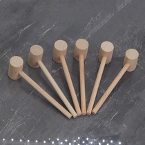 Solid wood children knocking building blocks wooden hammer small wooden hammer toy wooden hammer kitchen hammer toy small wooden mallet