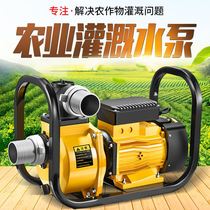 2021 new electric water pump agricultural irrigation large-scale high-pressure water pump farmland drainage 220v high lift self-priming