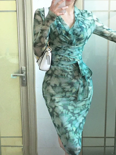 Женская летняя юбка, приталенное платье, французский стиль, изысканный стиль