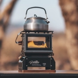 Черный однотонный жук, новинка 2025 года, настольная печь, уличная портативная ретро-лампа, масляная плита, атмосфера для кемпинга, керосиновая лампа