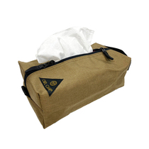 OWL CAMP outdoor camping portable canvas tissue bag with zipper