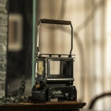 Черный однотонный жук, новинка 2025 года, настольная печь, уличная портативная ретро-лампа, масляная плита, атмосфера для кемпинга, керосиновая лампа