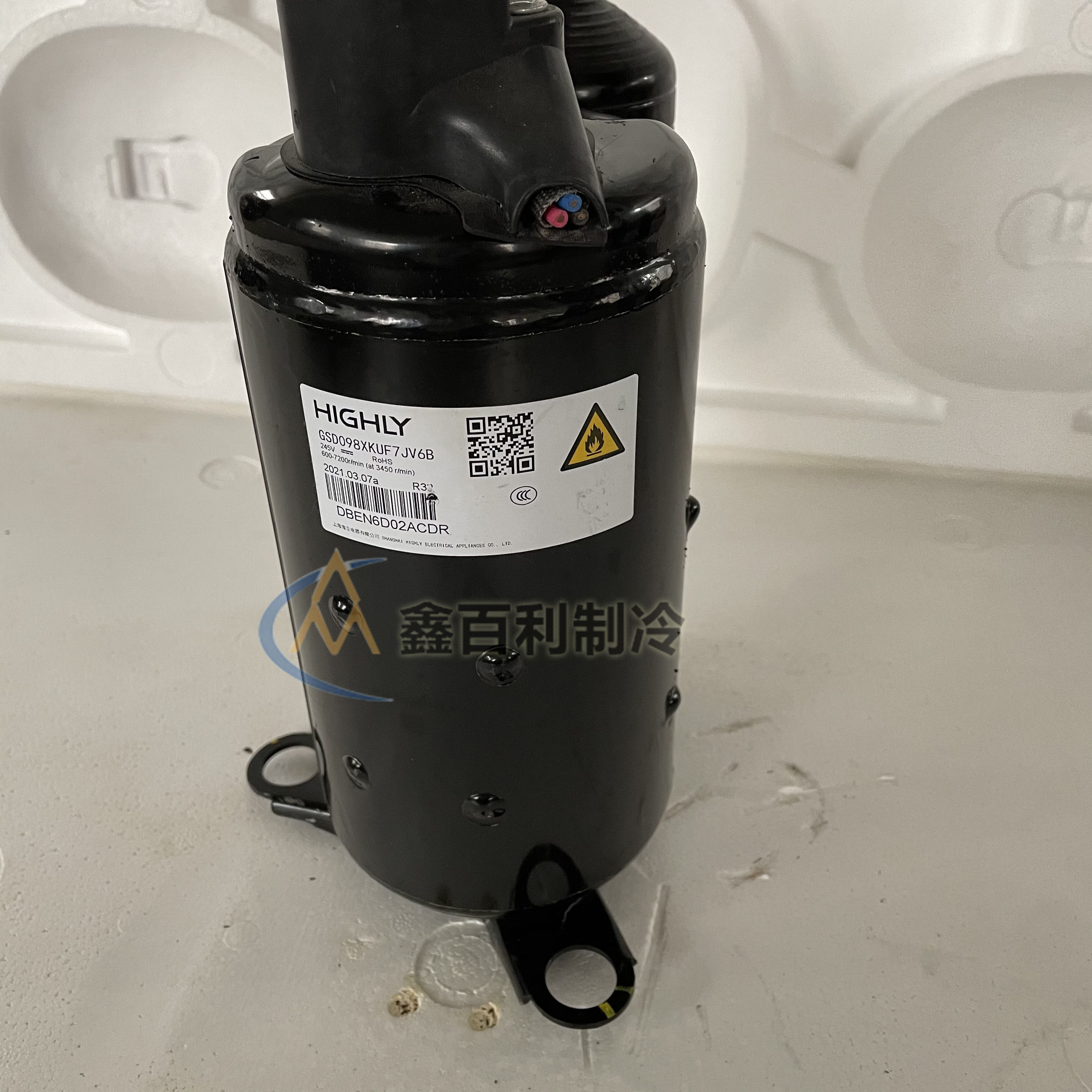New original GSD098RKTF6JV6B XKUF7JV6B GSD098SKQF65JV6B air conditioning compressor