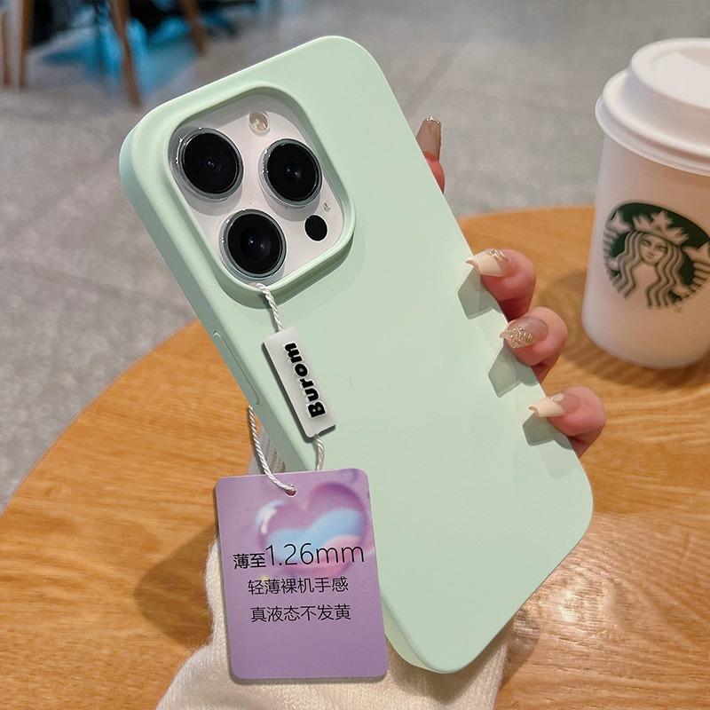 Mint Manbo Green Ultra-Thin Liquid Silicone Case for Apple 15 Pro iPhone 16 Phone Case 12 Pro Max Cloud-Like Paper Case Non-Flocking Burom Women's 13 Pm New Anti-Drop 12 Men's Summer Mint Manbo Green Ultra-Thin Liquid Silicone Case for Apple 15 Pro iPhone 16 Phone Case 12 Pro Max Cloud-Like Paper Case Non-Flocking Burom Women's 13 Pm New Anti-Drop 12 Men's Summer