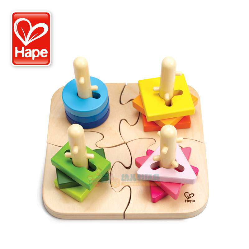 Hape intelligent geometric classification early education kids desktop ...