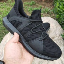 New style fire training shoes mens black ultra-light running shoes summer mesh training shoes outdoor physical training shoes