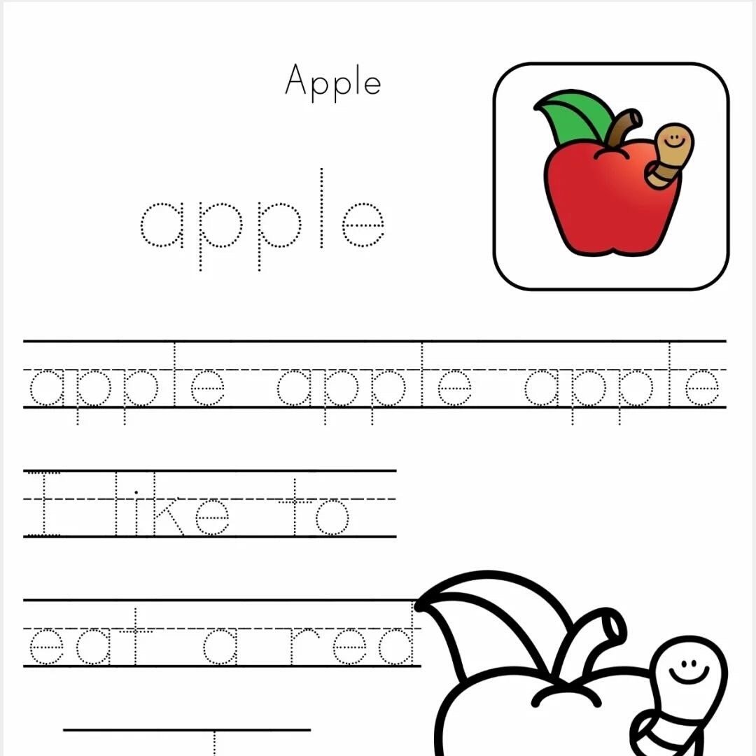 26个英语字母练习作业纸自然拼读和书写手工一个字母一本书共26套有什么特别之处？-英语入门-淘宝好物网, image size:1080x1080