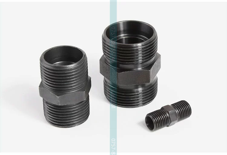 đầu nối tuy ô thủy lực Khớp nối chuyển tiếp ferrule thủy lực có ren ngoài hình chữ H M 14 16 18 22 * ​​1.5 dây thép carbon trực tiếp nối thủy lực đầu nối ống dầu thủy lực