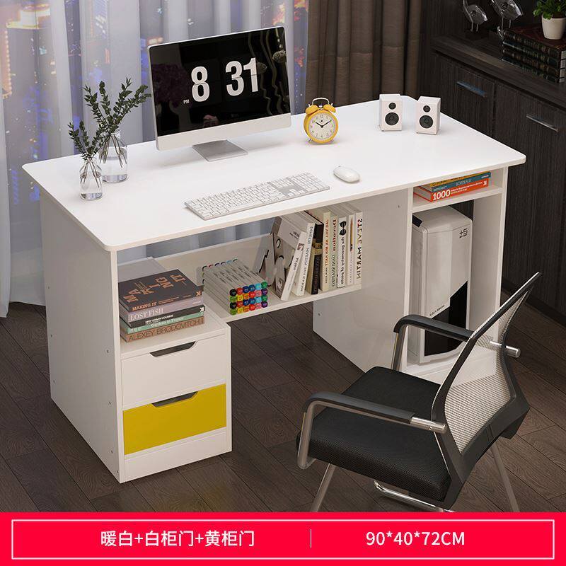 Simple desktop computer desk primary school students rent a simple modern apartment stable desktop desk space-saving widening type