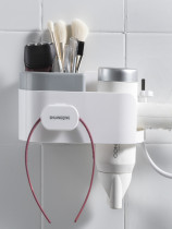 Bathroom sink hole-free hair dryer shelf Wall-mounted bathroom hair dryer storage rack Hair dryer rack