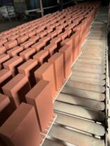 Clear water brick six-sided light right angle clear water brick clay brick garden red brick 240*115*50 fired brick 200*10