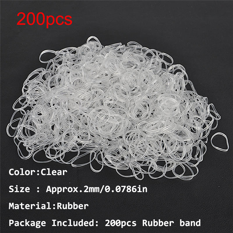 1000pcs Mixed Colors Rubber Bands Small Circle Strong Elasti