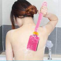 (Rubbing the back without asking for anyone)Upgrade thickened bath towel long-handled bath brush rubbing the back bathing rubbing the artifact bathing supplies