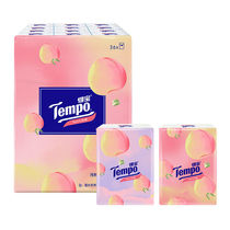 Debao mini paper handkerchief 36 bags of sweetheart peach flavor handkerchief paper towel small bag napkin with body