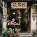 花与果茶社(专做好茶)的LOGO