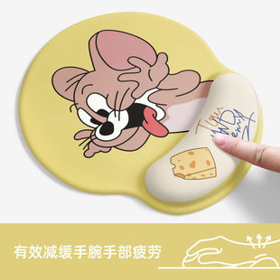 Cute mouse pad, wrist pad, keyboard hand rest, Tom Tom and Jerry desk pad, soft pillow, three-dimensional e-sports couple