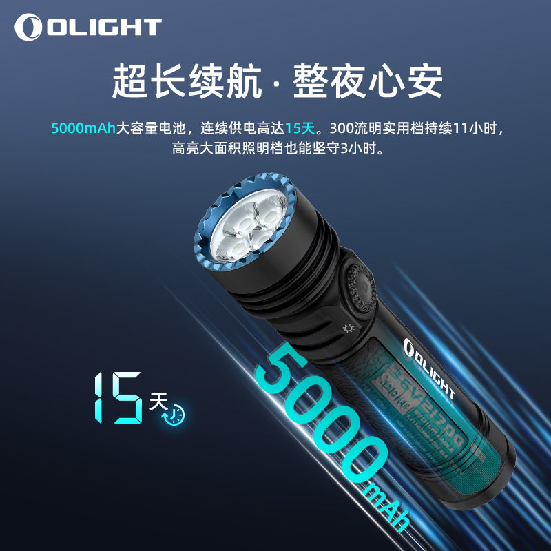 25年新品OLIGHT傲雷Seeker探索家4 Pro手电筒评测:4600流明强光,户外夜行神器!-手电筒-淘宝好物网
