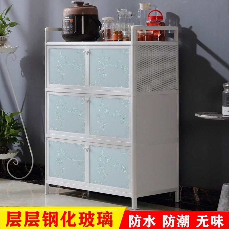 Small table locker kitchen cupboard storage cabinet double door home small kitchen cabinet bowl cabinet rural simple removable