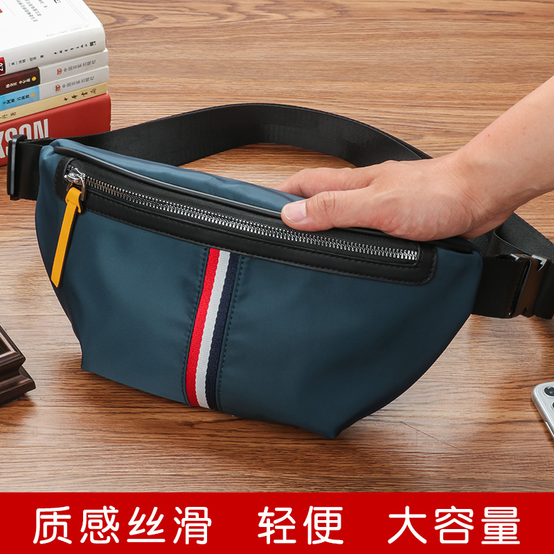Pocket Men Skew Satchel for men Running chest bags Canvas Summer Small bags Large capacity Oxford Bug Leisure Chaumen Bag