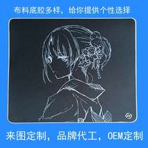 Ruijing (Fuyao) skin-friendly rough texture mat E-sports gaming mouse pad Class 0 Class woven