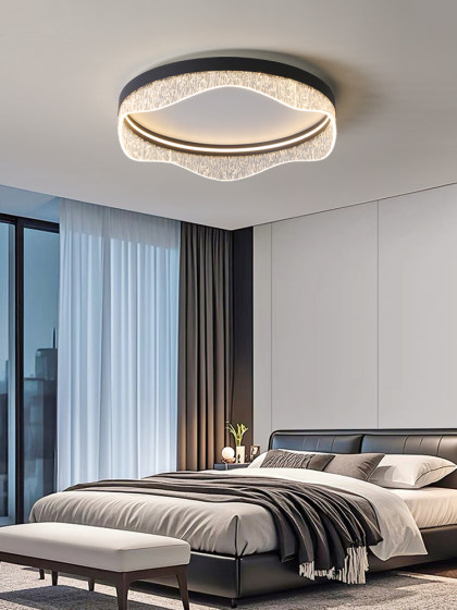 Italian-Style Minimalist Living Room Ceiling Light 2025 New Model Modern Simple High-End Light Luxury Atmospheric Wave-Shaped Main Hall Light