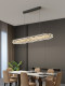 Light Luxury Restaurant Chandelier, Modern Minimalist Italian Style, Designer High-End Dining Table Bar Counter Linear Lighting Fixture