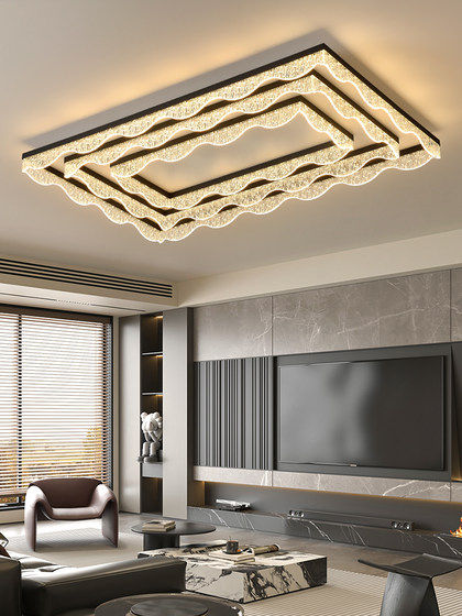 Italian-Style Minimalist Living Room Ceiling Light 2025 New Model Modern Simple High-End Light Luxury Elegant Zhongshan Lighting Package