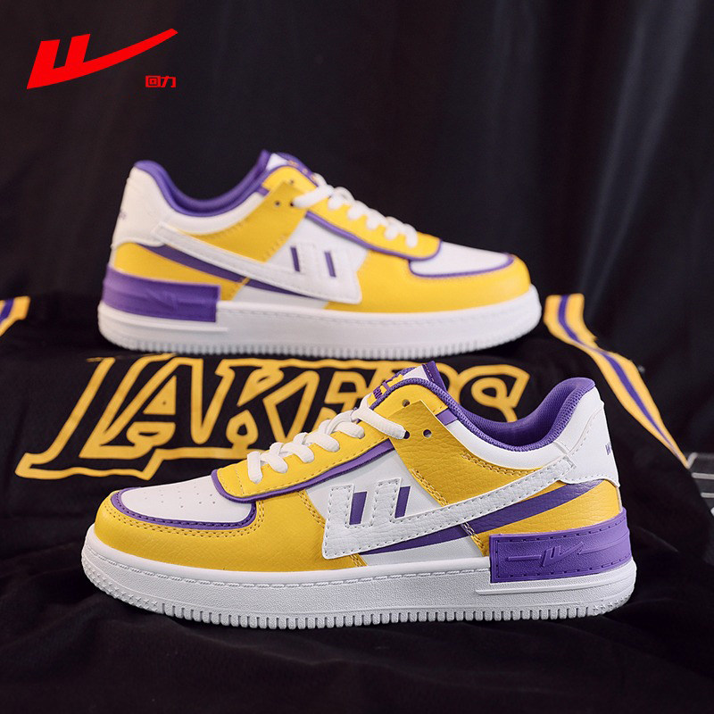 Baiwei ows cherry blossom women's shoes 2022 new Makaron sports board shoes female Han Edition