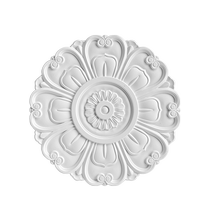 Internet celebrity PU lamp panel French round ceiling shape decoration imitation gypsum chandelier base parquet combination lamp pool disc