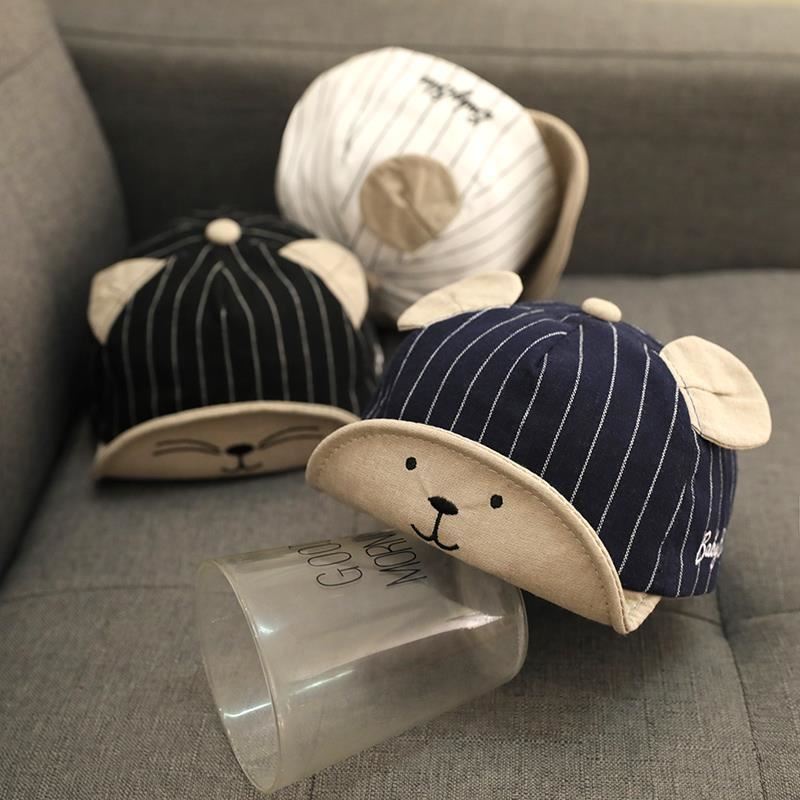 Opening spring hat baby baby spring autumn money thin section 1 year old 2 boys baseball kid duck tongue cap 6-12 months children