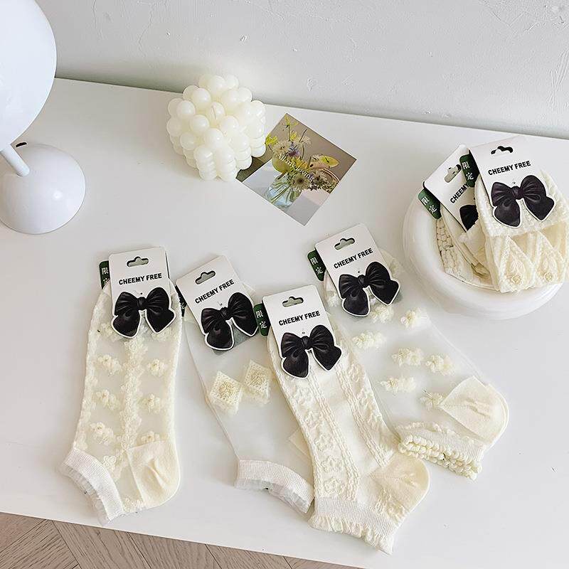 Socks Children Chains Chains overfire 100 hitch New frontier cotton socks Summer Short Deodorant Shallow and Cute Breathable and