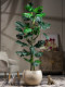 High-End Monstera Artificial Green Plant Fake Tree Atmosphere Tree Tropical Bionic Plant Indoor Living Room Landscaping Decoration Ornament