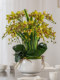 High-End Phalaenopsis Artificial Flowers, Plastic Flower Pots, Living Room Coffee Table Flower Arrangements, Artificial Home Flower Decorations