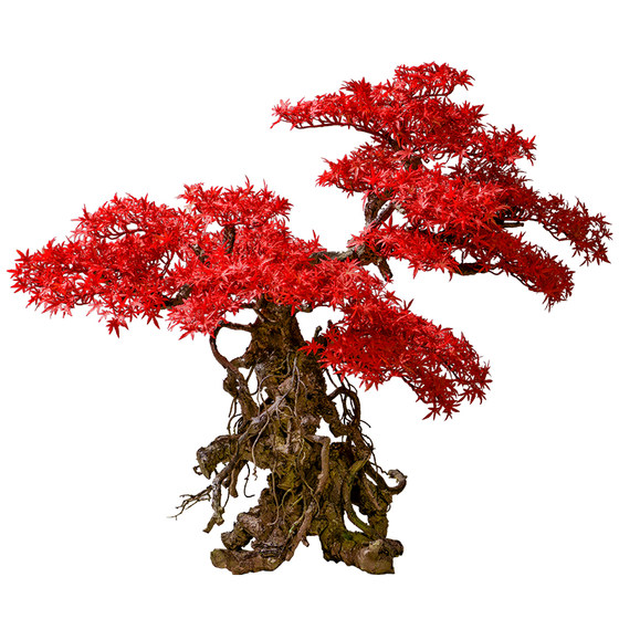New Chinese-Style Artificial Welcoming Pine Tree Plant Bonsai Indoor Living Room Tabletop Decoration Arborvitae Beauty Pine Ornament