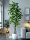 Large Artificial Plant, Money Tree, Fake Plant Potted Decoration, Indoor Shopping Mall Window Display, Landscape Floor-Standing Green Plant