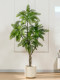Large Bionic Jacaranda Indoor Decoration Fake Tree Artificial Green Plant Oil Orange Tree High-End Living Room Floor-Standing Ornament