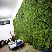 air defense photography camouflage mesh anti-satellite mesh cloth mountain forest outdoor sunshine green green green battlefield interior