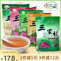 Three village powder Hangzhou Xihu special production authentic Guihua sucrose sugar sugar sugar pure breakfast bag 400g