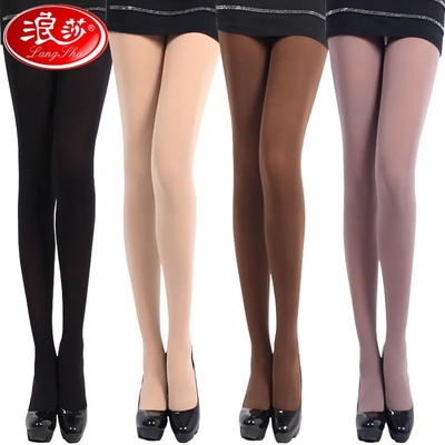 【2条装】浪莎春秋季中厚连裤袜防勾丝美腿打底裤袜薄肉色丝袜女