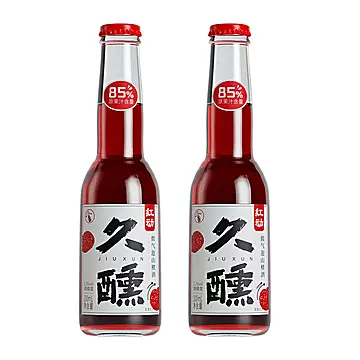 红动果酒微气泡山楂酒微醺果酒200ml*2