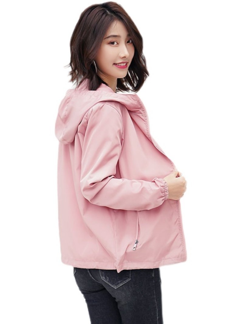 Women's Jacket Spring and Autumn 2025 New Versatile Loose Short Hooded Trench Coat Casual Cardigan Top Small Chanel Style Jacket