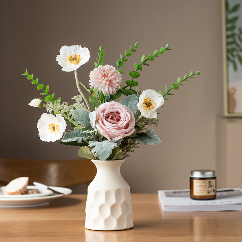 Fake flower simulation flower decorated dry flower bouquet living room table flower flower flower flower floral flower floral plate TV cabinet tea