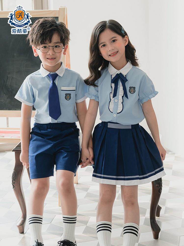 Kids Summer Clothing Kids Clothing Short Sleeve Shirt School Class Kindergarten Class Class Graduation License