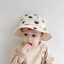 Baby girl sun hat summer baby hat summer thin sunscreen hat cartoon cute cow foreign boy girl child cover