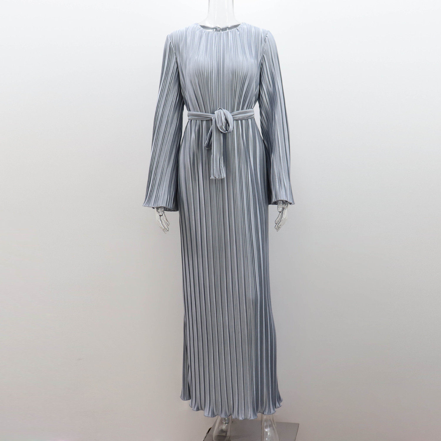 Длинная юбка женская расщепленная плиссированная платье для сочика 