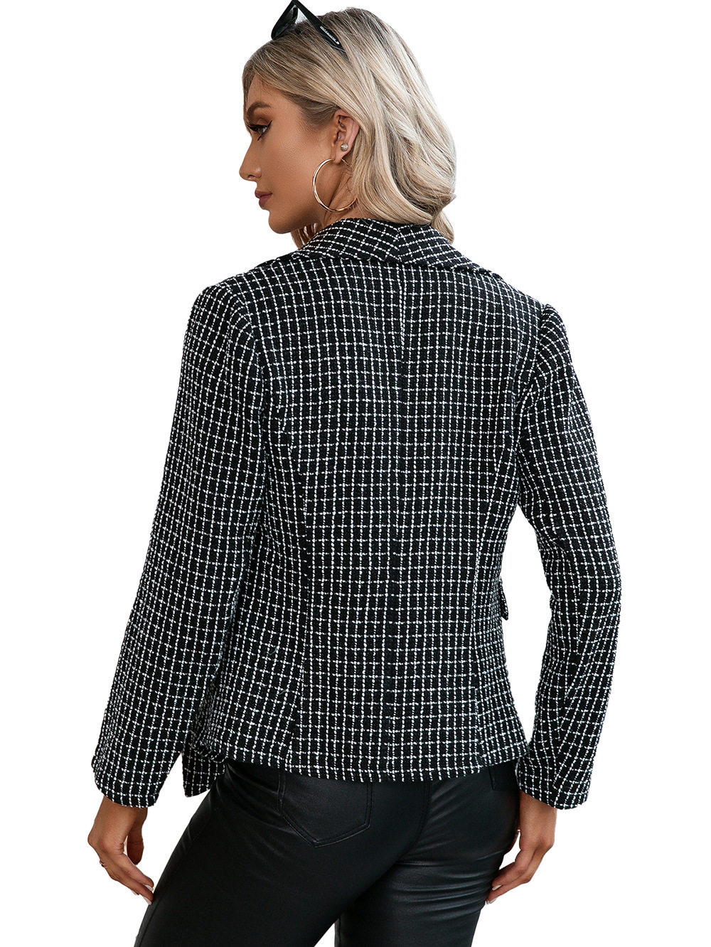  taobao Женский клетчатый костюм 2021 