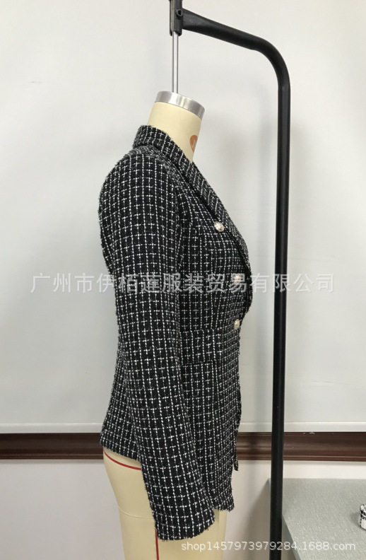  taobao Женский клетчатый костюм 2021 