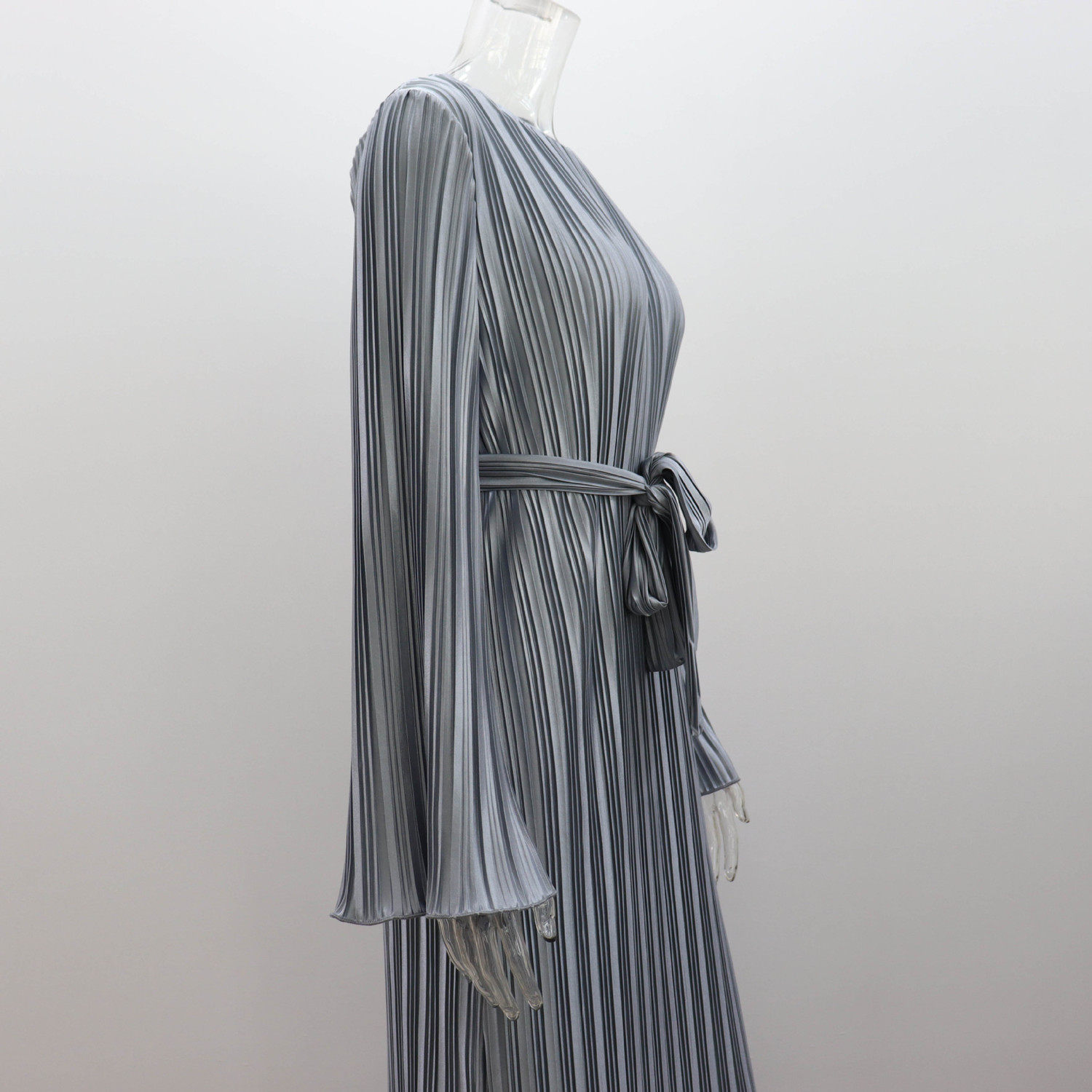 Длинная юбка женская расщепленная плиссированная платье для сочика 