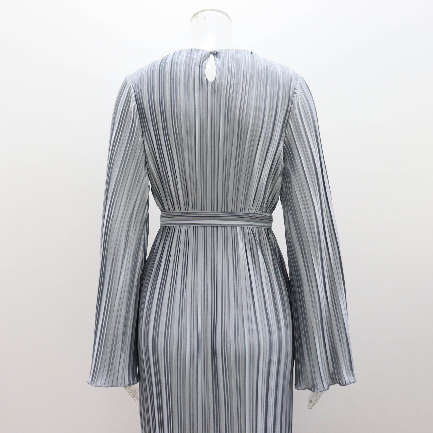 Длинная юбка женская расщепленная плиссированная платье для сочика 